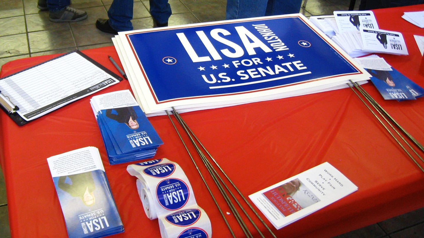 Lisa Johnston for US Senate design system