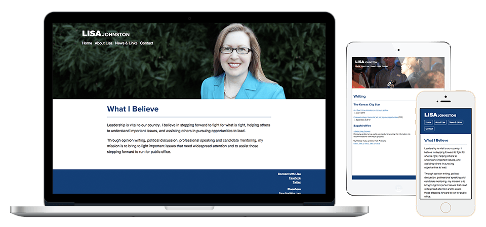 Responsive Website Design - Lisa Johnston